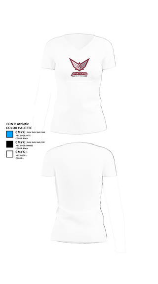 Womens Short Sleeve Vneck Shirt, Cedar Valley High School Cross Country, Cross Country, Teamtime, Team time, sublimation, custom sports apparel, team uniforms, spirit wear, spiritwear, sports uniforms, custom shirts, team store, custom team store, fundraiser sports, apparel fundraiser
