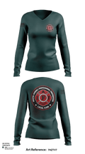 Local 5386 36178250 Women's Long Sleeve V-neck Shirt - 120