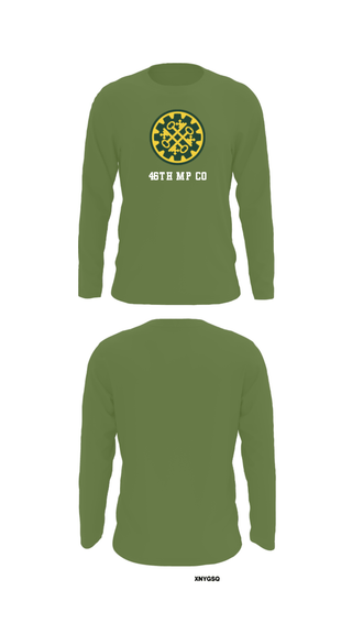 Long Sleeve Performance Shirt, 46th MP Co, Army, Teamtime, Team time, sublimation, custom sports apparel, team uniforms, spirit wear, spiritwear, sports uniforms, custom shirts, team store, custom team store, fundraiser sports, apparel fundraiser