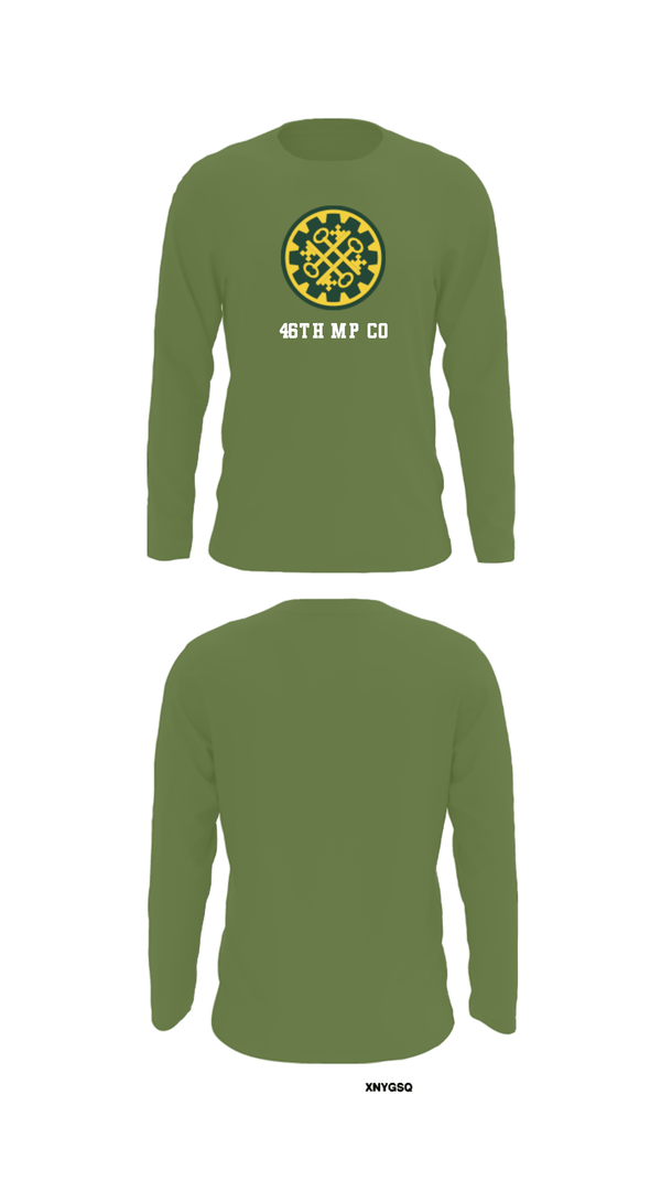 Long Sleeve Performance Shirt, 46th MP Co, Army, Teamtime, Team time, sublimation, custom sports apparel, team uniforms, spirit wear, spiritwear, sports uniforms, custom shirts, team store, custom team store, fundraiser sports, apparel fundraiser