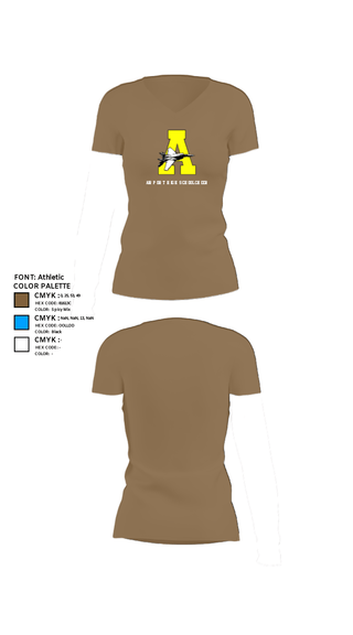 Womens Short Sleeve Vneck Shirt, Airport High School Cheer, Cheer, Teamtime, Team time, sublimation, custom sports apparel, team uniforms, spirit wear, spiritwear, sports uniforms, custom shirts, team store, custom team store, fundraiser sports, apparel fundraiser