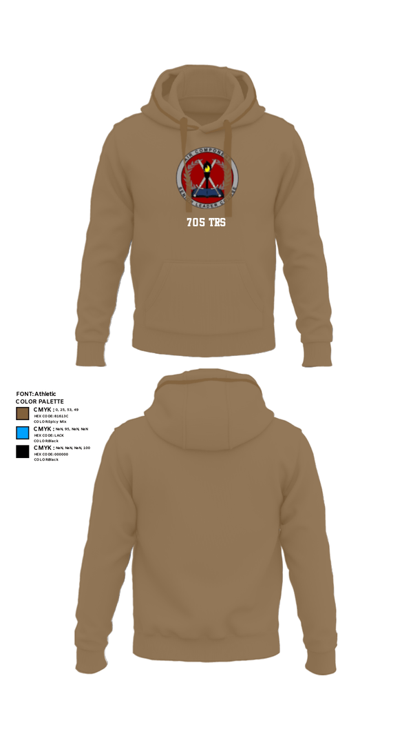 Hoodie, 705 TRS, Air Force, Teamtime, Team time, sublimation, custom sports apparel, team uniforms, spirit wear, spiritwear, sports uniforms, custom shirts, team store, custom team store, fundraiser sports, apparel fundraiser