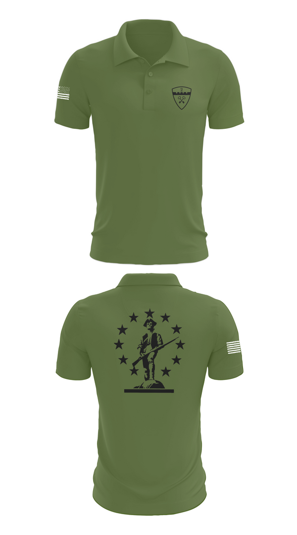 Short Sleeve Performance Polo, 2nd Company Governor's Foot Guard, , Teamtime, Team time, sublimation, custom sports apparel, team uniforms, spirit wear, spiritwear, sports uniforms, custom shirts, team store, custom team store, fundraiser sports, apparel fundraiser
