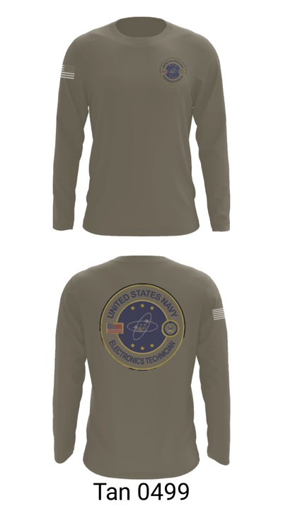 USS AMERICA LHA6 62231282 Long Sleeve Performance Shirt - 63