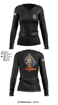1st Recon 56850190 Women's Long Sleeve V-neck Shirt - 3