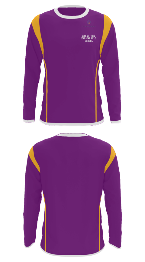 Long Sleeve Performance Shirt, Christ The King Catholic School, Spirit Store, Teamtime, Team time, sublimation, custom sports apparel, team uniforms, spirit wear, spiritwear, sports uniforms, custom shirts, team store, custom team store, fundraiser sports, apparel fundraiser