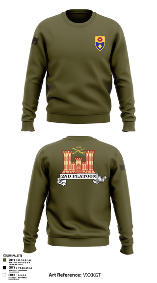 Crew Neck Sweatshirt, 649 ENG CO649 ENG CO649 EN CO, Army, Teamtime, Team time, sublimation, custom sports apparel, team uniforms, spirit wear, spiritwear, sports uniforms, custom shirts, team store, custom team store, fundraiser sports, apparel fundraiser