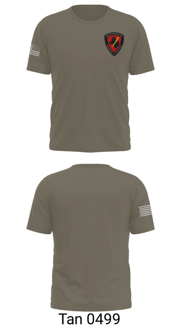Old School Cotton Feel Shirt, Naval Base Kitsap K9 Unit, Navy, Teamtime, Team time, sublimation, custom sports apparel, team uniforms, spirit wear, spiritwear, sports uniforms, custom shirts, team store, custom team store, fundraiser sports, apparel fundraiser