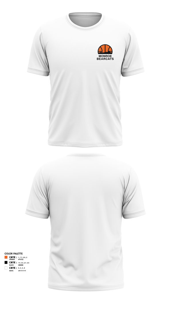 Short Sleeve Performance Shirt, Monroe High School Basketball, Women's Basketball, Teamtime, Team time, sublimation, custom sports apparel, team uniforms, spirit wear, spiritwear, sports uniforms, custom shirts, team store, custom team store, fundraiser sports, apparel fundraiser