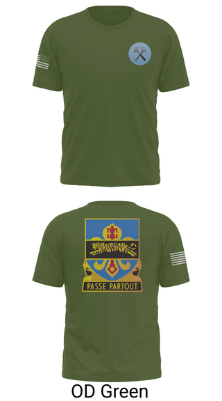Short Sleeve Performance Shirt, HHD, 415th Military Intelligence Battalion, National Guard, Teamtime, Team time, sublimation, custom sports apparel, team uniforms, spirit wear, spiritwear, sports uniforms, custom shirts, team store, custom team store, fundraiser sports, apparel fundraiser