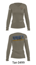 323 chem maint 12311738 Women's Long Sleeve V-neck Shirt - 77