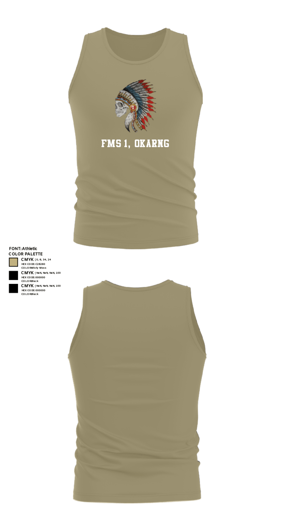 Tank Top, FMS 1, OKARNG, , Teamtime, Team time, sublimation, custom sports apparel, team uniforms, spirit wear, spiritwear, sports uniforms, custom shirts, team store, custom team store, fundraiser sports, apparel fundraiser