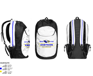 Gear Bag, Eastside Youth Wrestling, Wrestling, Teamtime, Team time, sublimation, custom sports apparel, team uniforms, spirit wear, spiritwear, sports uniforms, custom shirts, team store, custom team store, fundraiser sports, apparel fundraiser