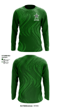 Estacada High School Swimming 46446470 Long Sleeve Performance Shirt - 1