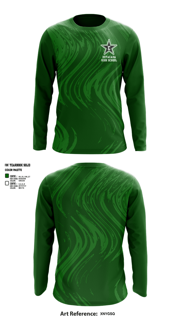 Long Sleeve Performance Shirt, Estacada High School Swimming, Swimming, Teamtime, Team time, sublimation, custom sports apparel, team uniforms, spirit wear, spiritwear, sports uniforms, custom shirts, team store, custom team store, fundraiser sports, apparel fundraiser