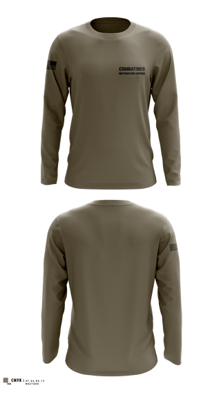 Long Sleeve Performance Shirt, Combatives instructor course, Army, Teamtime, Team time, sublimation, custom sports apparel, team uniforms, spirit wear, spiritwear, sports uniforms, custom shirts, team store, custom team store, fundraiser sports, apparel fundraiser