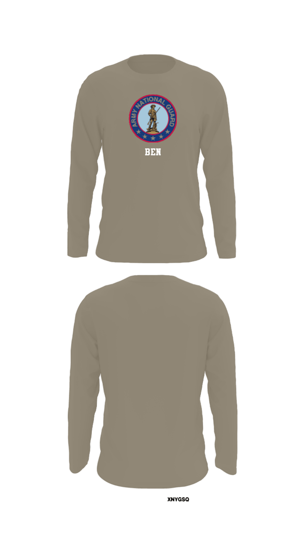 Long Sleeve Performance Shirt, Ben, National Guard, Teamtime, Team time, sublimation, custom sports apparel, team uniforms, spirit wear, spiritwear, sports uniforms, custom shirts, team store, custom team store, fundraiser sports, apparel fundraiser