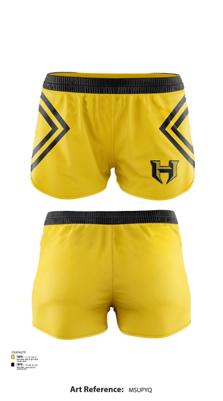 Womens Shorts, Hubbard Middle School Cheer, Cheer, Teamtime, Team time, sublimation, custom sports apparel, team uniforms, spirit wear, spiritwear, sports uniforms, custom shirts, team store, custom team store, fundraiser sports, apparel fundraiser
