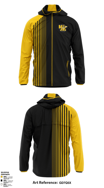 Watkins Memorial High School Golf 65050201 Windbreaker - 5