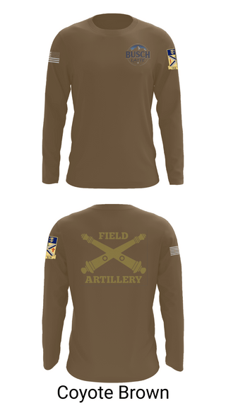Long Sleeve Performance Shirt, Busch Latte, Army, Teamtime, Team time, sublimation, custom sports apparel, team uniforms, spirit wear, spiritwear, sports uniforms, custom shirts, team store, custom team store, fundraiser sports, apparel fundraiser