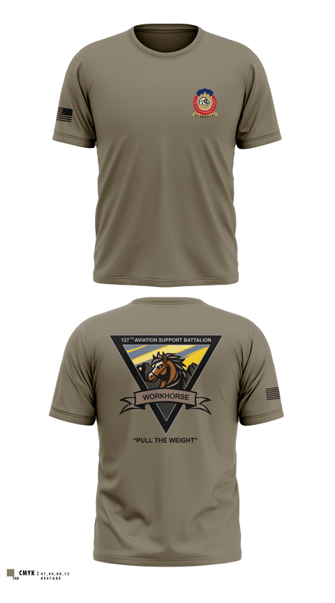 Short Sleeve Performance Shirt, 127th ASB WORKHORSE, Army, Teamtime, Team time, sublimation, custom sports apparel, team uniforms, spirit wear, spiritwear, sports uniforms, custom shirts, team store, custom team store, fundraiser sports, apparel fundraiser