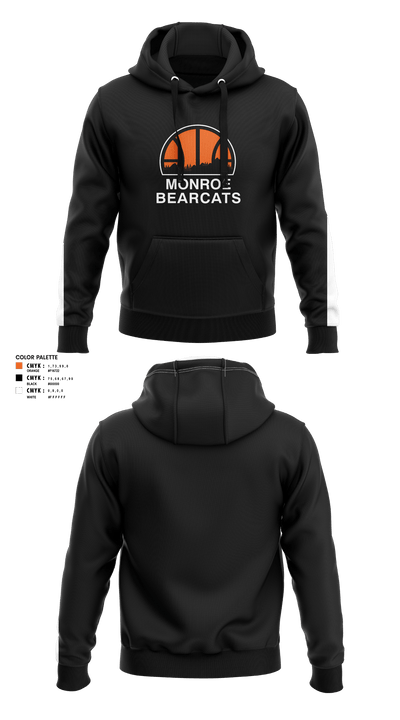 Monroe High School Basketball 86135082 Hoodie - 4