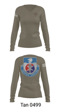 312TH MI BN, CHARLIE DETACHMENT 54805661 Women's Long Sleeve V-neck Shirt - 77
