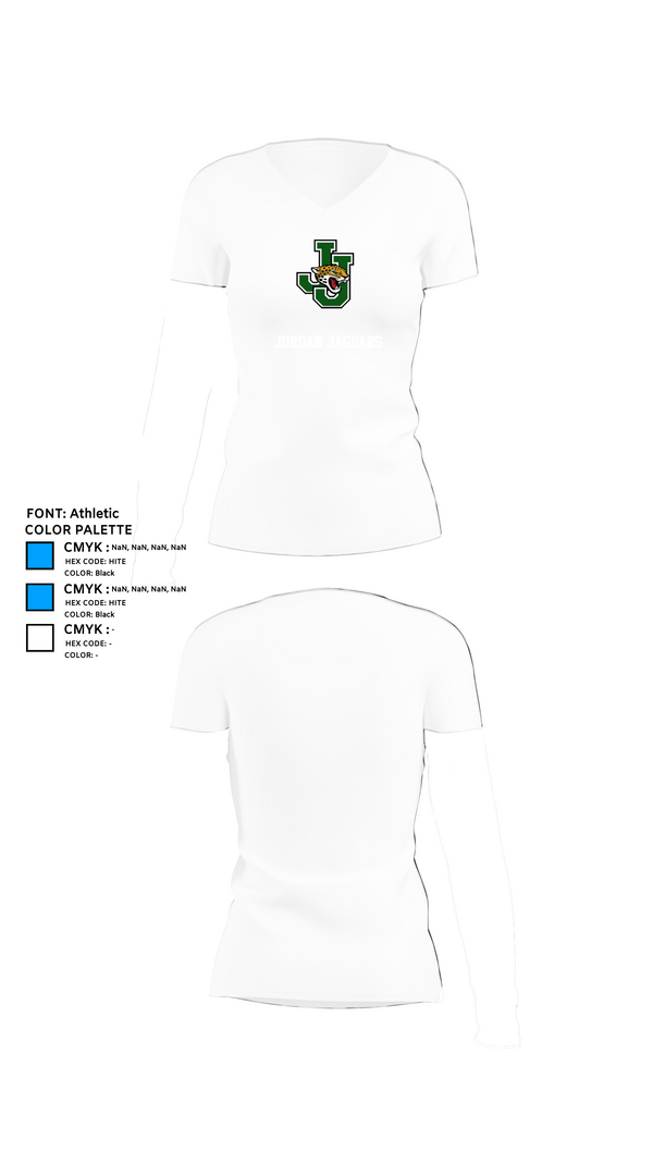 Womens Short Sleeve Vneck Shirt, Jordan Jaguars, Spirit Store, Teamtime, Team time, sublimation, custom sports apparel, team uniforms, spirit wear, spiritwear, sports uniforms, custom shirts, team store, custom team store, fundraiser sports, apparel fundraiser