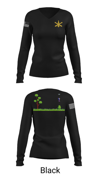 Womens Long Sleeve Vneck Shirt, The Legion, , Teamtime, Team time, sublimation, custom sports apparel, team uniforms, spirit wear, spiritwear, sports uniforms, custom shirts, team store, custom team store, fundraiser sports, apparel fundraiser