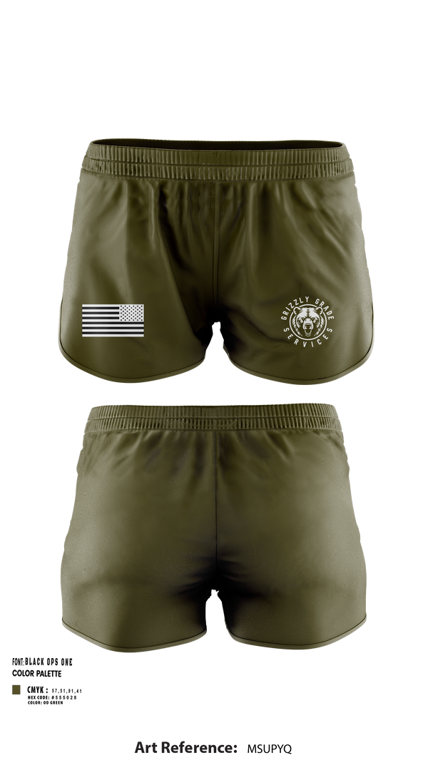 Ranger Panties, Grizzly Grade Services, , Teamtime, Team time, sublimation, custom sports apparel, team uniforms, spirit wear, spiritwear, sports uniforms, custom shirts, team store, custom team store, fundraiser sports, apparel fundraiser