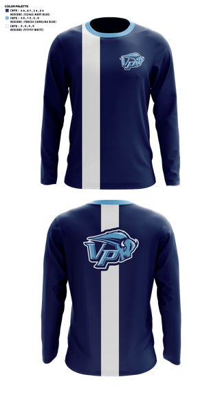 Long Sleeve Performance Shirt, Vista Peak Preparatory Golf, Golf, Teamtime, Team time, sublimation, custom sports apparel, team uniforms, spirit wear, spiritwear, sports uniforms, custom shirts, team store, custom team store, fundraiser sports, apparel fundraiser