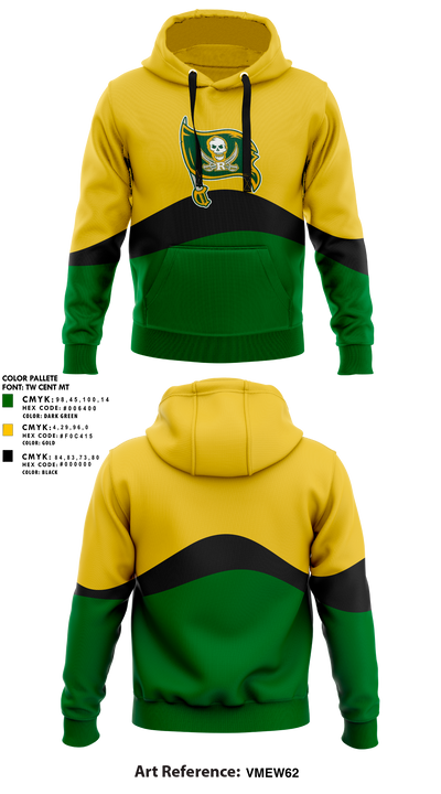 Burney Raiders 23798887 Hoodie - 1