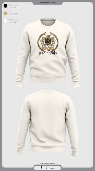 Crew Neck Sweatshirt, San Jose Hitsquad, , Teamtime, Team time, sublimation, custom sports apparel, team uniforms, spirit wear, spiritwear, sports uniforms, custom shirts, team store, custom team store, fundraiser sports, apparel fundraiser