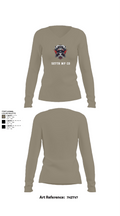527th MP CO 93660019 Women's Long Sleeve V-neck Shirt - 62