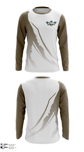 Long Sleeve Performance Shirt, Barrie North Winter Tennis, Tennis, Teamtime, Team time, sublimation, custom sports apparel, team uniforms, spirit wear, spiritwear, sports uniforms, custom shirts, team store, custom team store, fundraiser sports, apparel fundraiser