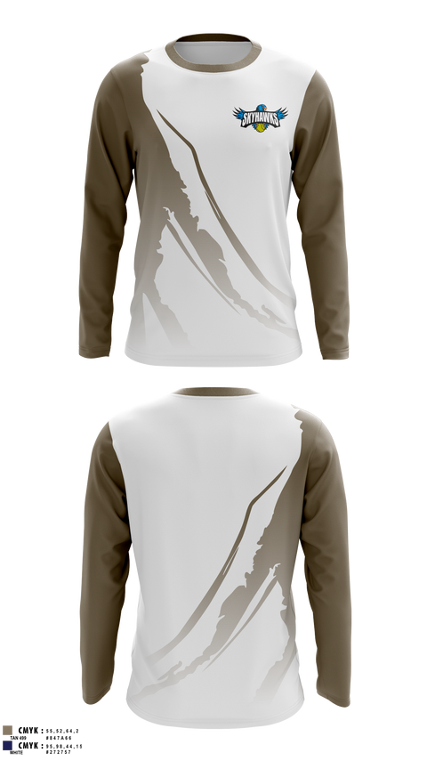 Long Sleeve Performance Shirt, Barrie North Winter Tennis, Tennis, Teamtime, Team time, sublimation, custom sports apparel, team uniforms, spirit wear, spiritwear, sports uniforms, custom shirts, team store, custom team store, fundraiser sports, apparel fundraiser
