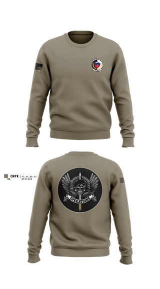 Crew Neck Sweatshirt, 27 SOSFS, Air Force, Teamtime, Team time, sublimation, custom sports apparel, team uniforms, spirit wear, spiritwear, sports uniforms, custom shirts, team store, custom team store, fundraiser sports, apparel fundraiser