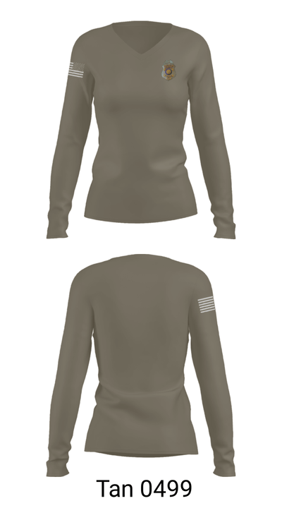 Colbert PD 2258383 Women's Long Sleeve V-neck Shirt - 73