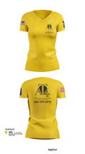 AT 4 pools and landscaping services llc 37065917 Women's Short Sleeve V-neck Shirt - 103