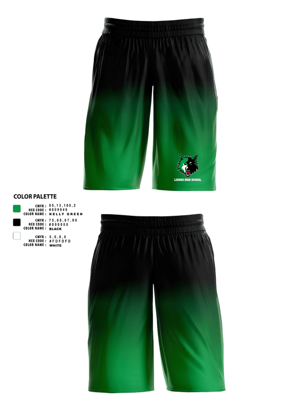 Mens Basketball Shorts, Loomis High School Basketball, Men's Basketball, Teamtime, Team time, sublimation, custom sports apparel, team uniforms, spirit wear, spiritwear, sports uniforms, custom shirts, team store, custom team store, fundraiser sports, apparel fundraiser