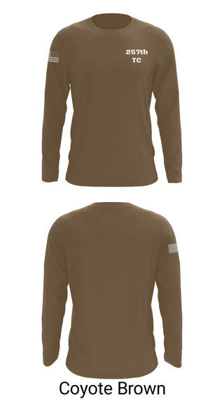 Long Sleeve Performance Shirt, 257th TC, Army, Teamtime, Team time, sublimation, custom sports apparel, team uniforms, spirit wear, spiritwear, sports uniforms, custom shirts, team store, custom team store, fundraiser sports, apparel fundraiser