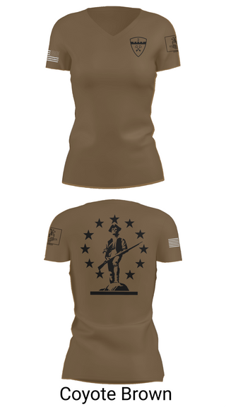 Womens Short Sleeve Vneck Shirt, 2nd Company Governor's Foot Guard, , Teamtime, Team time, sublimation, custom sports apparel, team uniforms, spirit wear, spiritwear, sports uniforms, custom shirts, team store, custom team store, fundraiser sports, apparel fundraiser