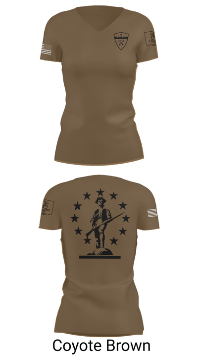2nd Company Governor's Foot Guard 46086326 Women's Short Sleeve V-neck Shirt - 8
