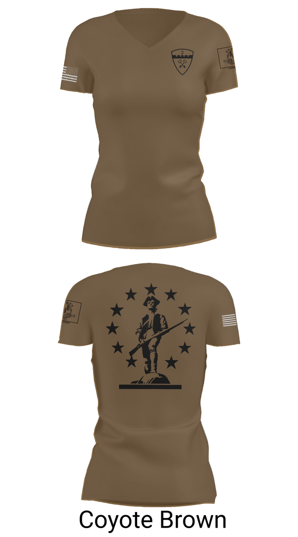 Womens Short Sleeve Vneck Shirt, 2nd Company Governor's Foot Guard, , Teamtime, Team time, sublimation, custom sports apparel, team uniforms, spirit wear, spiritwear, sports uniforms, custom shirts, team store, custom team store, fundraiser sports, apparel fundraiser