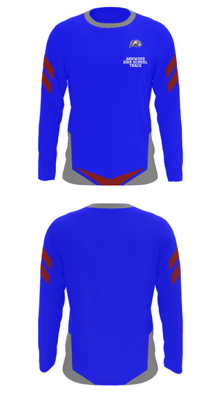 Long Sleeve Performance Shirt, Armwood High School Track, Track & Field, Teamtime, Team time, sublimation, custom sports apparel, team uniforms, spirit wear, spiritwear, sports uniforms, custom shirts, team store, custom team store, fundraiser sports, apparel fundraiser