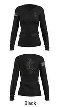 B2 Patriots 31885099 Women's Long Sleeve V-neck Shirt - 37