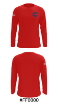Central Catholic High School Lacrosse 83752961 Long Sleeve Performance Shirt - 18