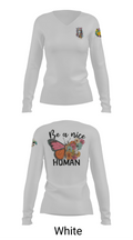Maria 23139358 Women's Long Sleeve V-neck Shirt -1 16