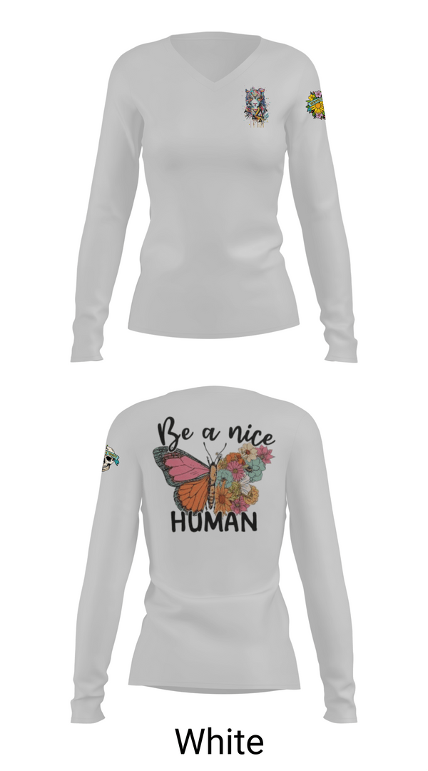 Womens Long Sleeve Vneck Shirt 1, Maria, , Teamtime, Team time, sublimation, custom sports apparel, team uniforms, spirit wear, spiritwear, sports uniforms, custom shirts, team store, custom team store, fundraiser sports, apparel fundraiser