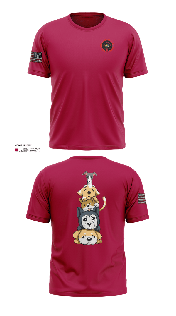Short Sleeve Performance Shirt, Cranberry Country K9s, , Teamtime, Team time, sublimation, custom sports apparel, team uniforms, spirit wear, spiritwear, sports uniforms, custom shirts, team store, custom team store, fundraiser sports, apparel fundraiser